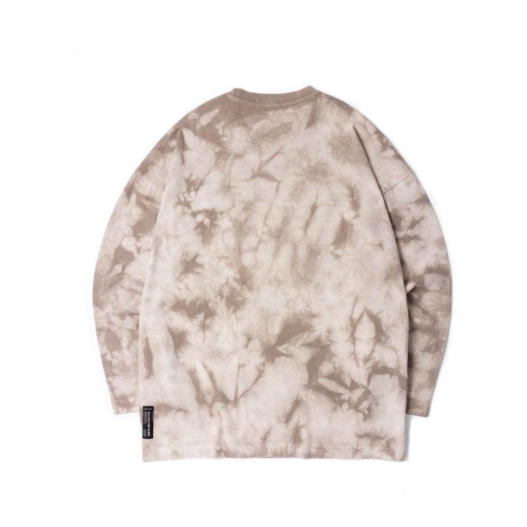 BALANT Marbling Mini Label Pocket T-Shirt - Brown