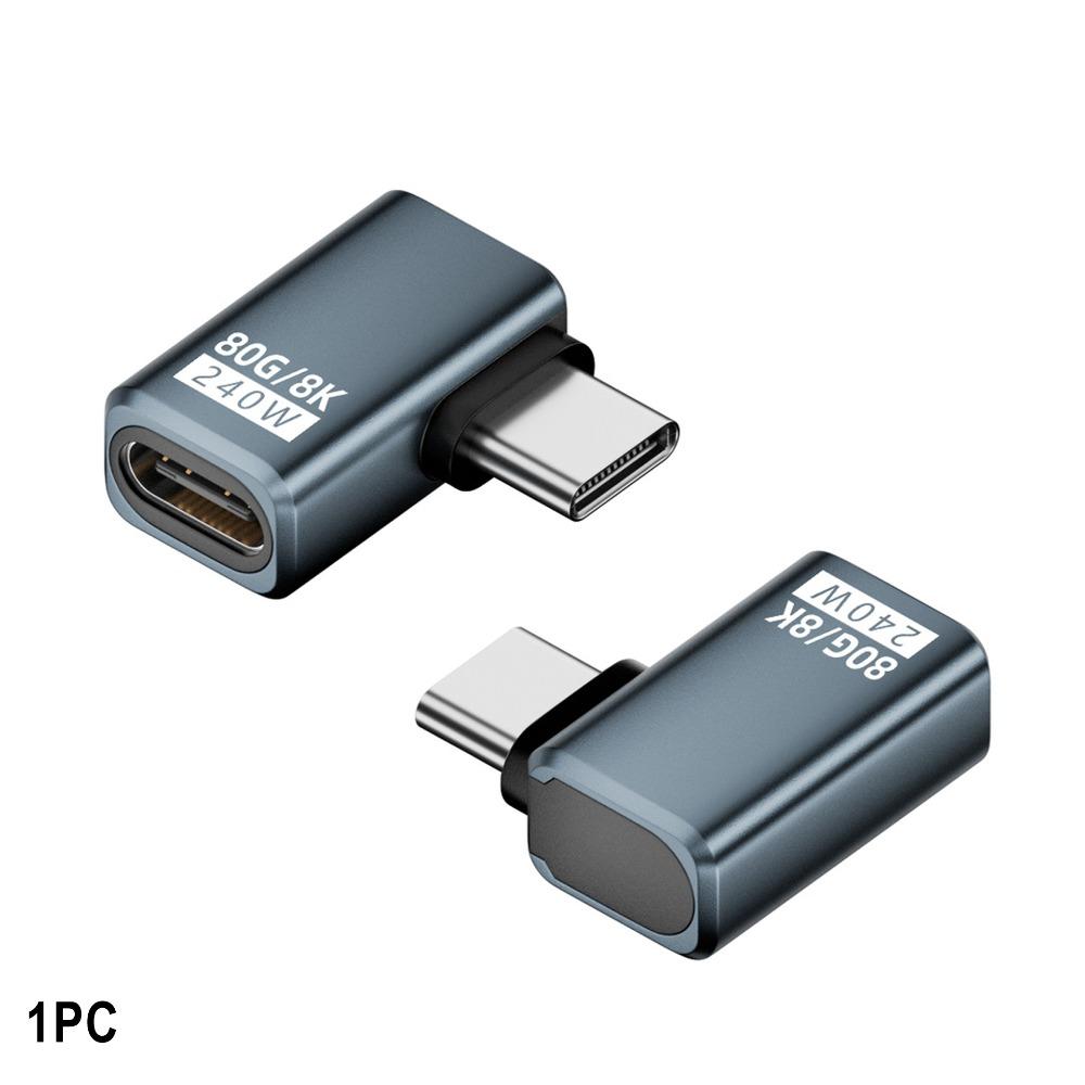 240W Type-C Converter 80Gbps 8K 60HZ USB4 Adapter Data Transmission Male To Female USB-C Extension Connector Mobile Phone