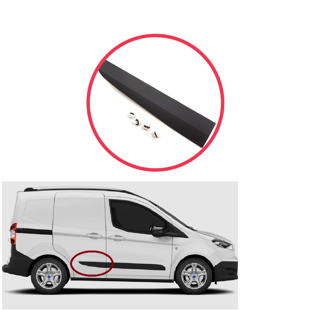 ESP1218-2 Hintere Rechte Schiebetür Zierleisten Panel für Ford Transit Tourneo Courier MK1 B460 2014-2023 1854158