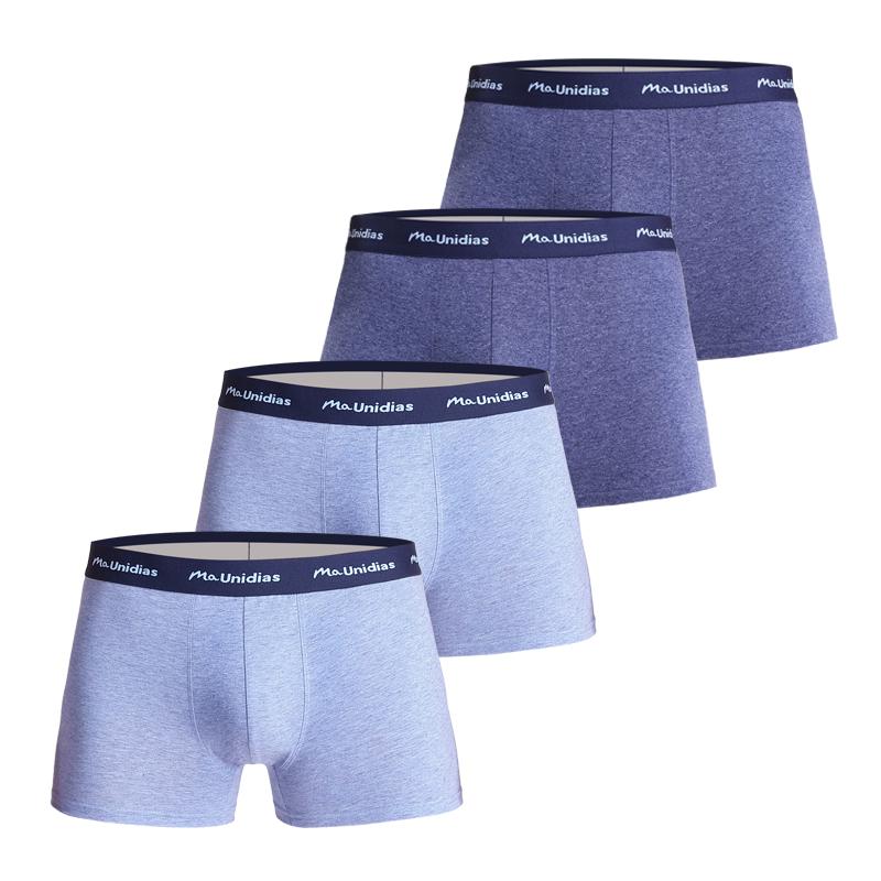 

4 штуки мужских трусов, хлопковые боксеры для мужчин, нижнее белье, эластичная тесьма, мужские трусы, сексуальные боксеры-плавки M