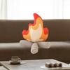 Fake Campfire Plushies Simulation Bonfire Plush Toy Soft Stuffed Funny Fake-Fire Camping Toy Cartoon Campfire Firewood Doll Floor Cushion Decorative
