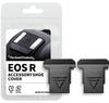 Set of 2 Hot Shoe Caps for Canon Compatible Protective Plastic Compatible with Mirrorless and SLR EOS 5D Mark 6D Mark 7D Mark Kiss and More