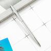 100Pcs/Lot New Slim Metal Ballpoint Pens Rose Gold Silver Advertising High Quality School Office Supplies Free Customized Logo