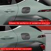 Car Door Fuel Tank Gas Cover Trim for Hyundai Carbon Fiber Pattern