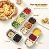 WORTHBUY 304 Stainless Steel Divided Sauce Dish