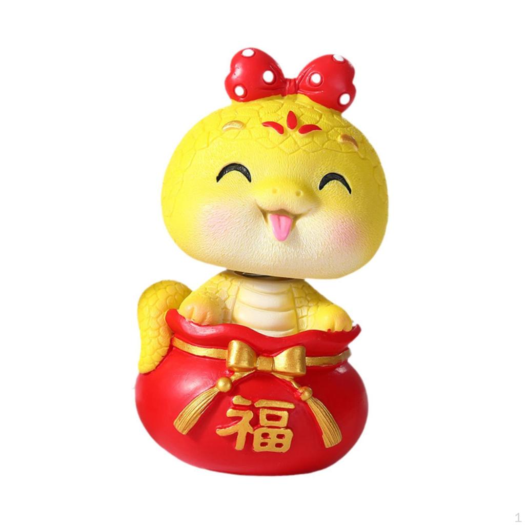 Animal Figurine Snake Decoration for Car, Resin Model Bedroom and Truck