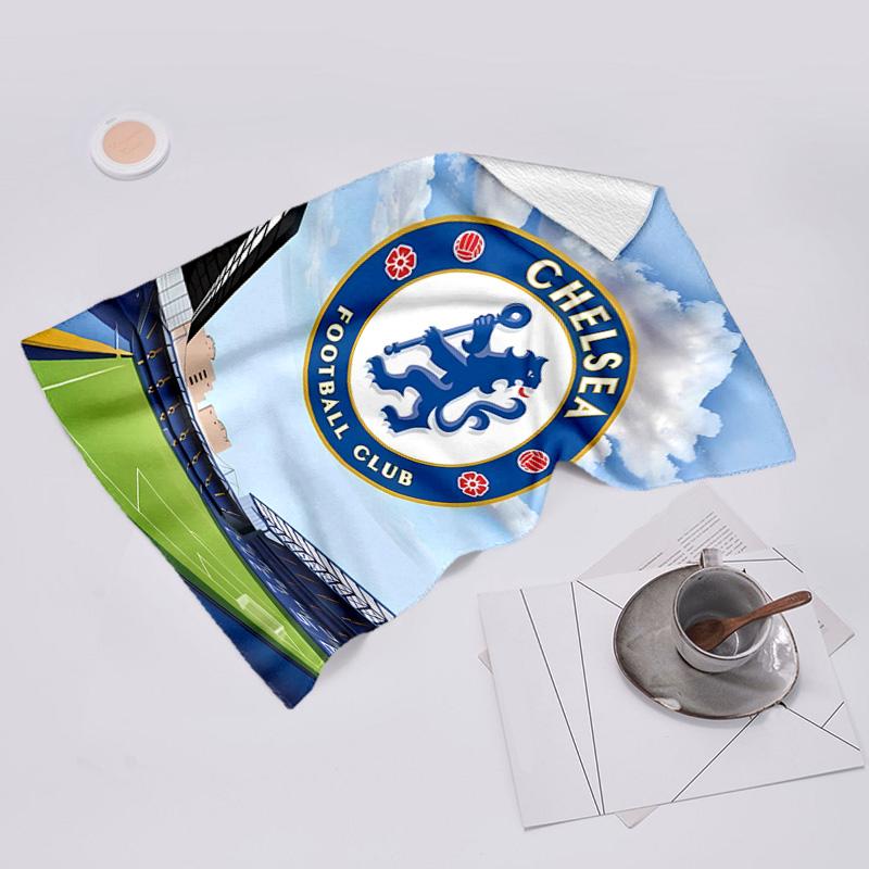 Proof Beach Towel with Chelsea FC Logo Pattern - Soft,absorbent,quick-drying,machine Washable - Perfect for Swimming,camping,bathing