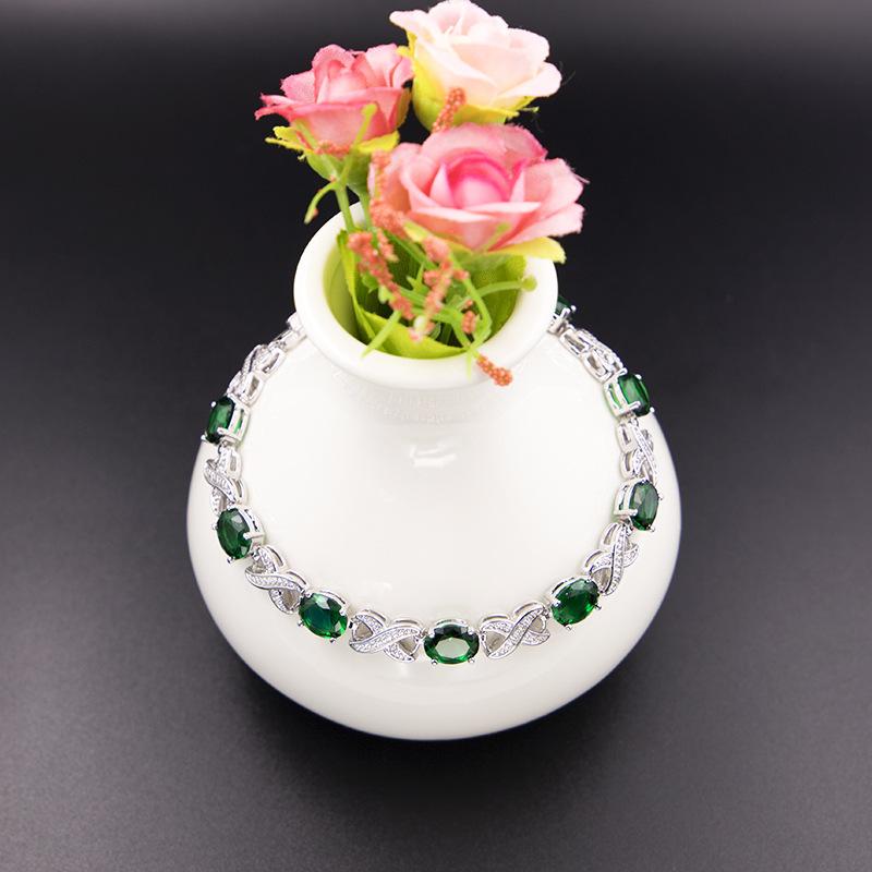 Daily Commuting Versatile Colorful Treasure Bracelet for Women European and American Inlaid Zircon Bracelet That Does Not Fade