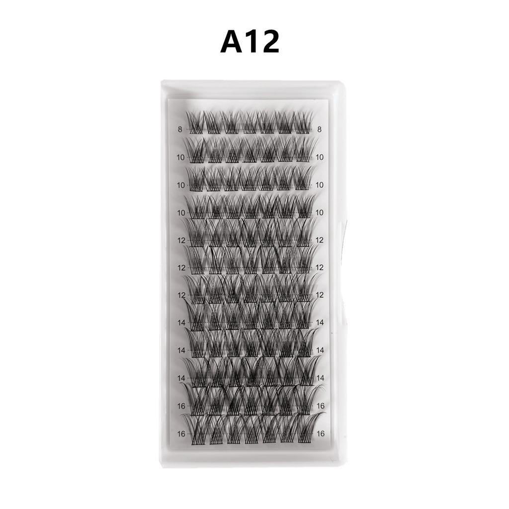 Natural Soft Self-Grafting Single-Cluster Segmented False Eyelashes Diy Eyelashes