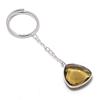Natural Smoky Topaz Gemstone 925 Sterling Silver Jewelry Keychain 3.15" ETC-13828
