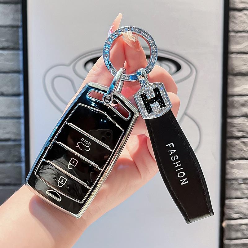 Tpu Car Remote Key Case Cover Protect Shell Fob For Hyundai  Genesis G70 G80 Eq900 G90 3 4 Bottons Accessories