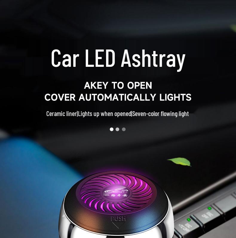 Car Ashtray with Ambient Light for Auchan X5/X7PLUS/X7, KOSAI Pro/5, KOSAI 3, KOSHAN High-end Models