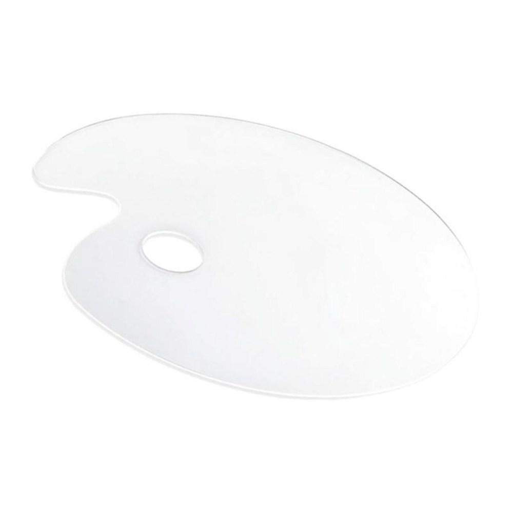 Přenosný akrylový tácek na paletu na líčení Royalways na rtěnku se směsí podkladových pigmentů, 12 cm, 1 kus