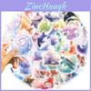 50 Colorful Ocean Animal Watercolor Sticker Set For Guitar Notebook And Luggage Diy Waterproof Decals