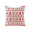 Linen Christmas Pillowcase Home Christmas Sofa Pillowcase Christmas