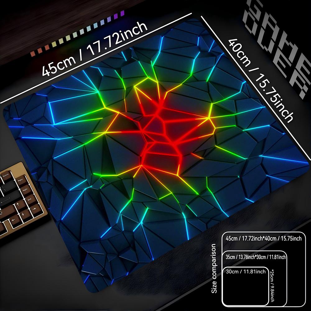 500X500 Hexagon Gaming Mouse Pad Computer Laptop Rubber Mousepad for PC Gamer Desktop Decoration Mouse Mat Deskmat Rug