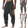 Men's Outdoor Fashionable Straight-Leg Beach Pants, -Color Casual Trousers