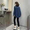Women's Autumn Loose Denim Shirt Jacket - Casual Layered Cardigan Style