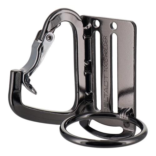 Sankyo Corporation DBLTACT Lightweight Aluminum Tool Hook, Curved Gate with Claws, Gunmetal, DT-ATH-12G