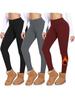 Autumn/Winter High Waist Velvet Lined Yoga Pants - Slimming, High Elastic, Warm Sportswear for Outdoor Activities
