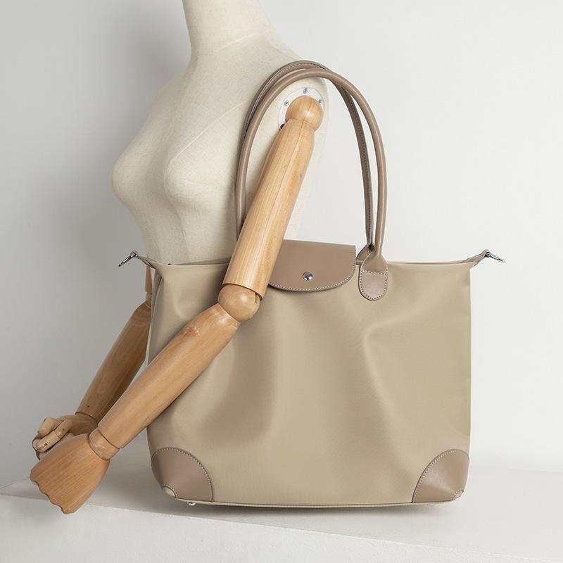 Large Capacity New Tote Bag Oxford Cloth Shoulder Bag Contrasting Color Handbag for Class Commuting Mommy Bag Shopping Bag