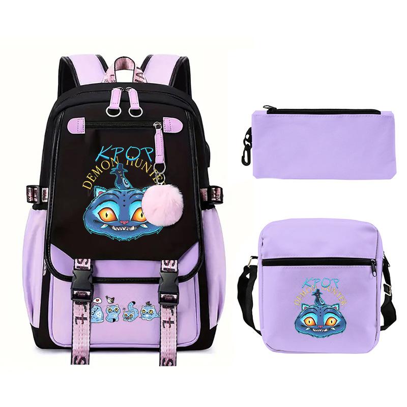 Animation Cartoon Personalized Printing Large Capacity Children'S Backpack Primary And Secondary School Schoolbag Leisure Suit
