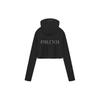 adidas X Fear Of God Athletics Base Layer Crop Hoodie Black Women Tops IN5899
