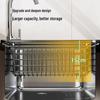 Abdo Stainless Steel Sink Drain Basket with Chopstick Holder