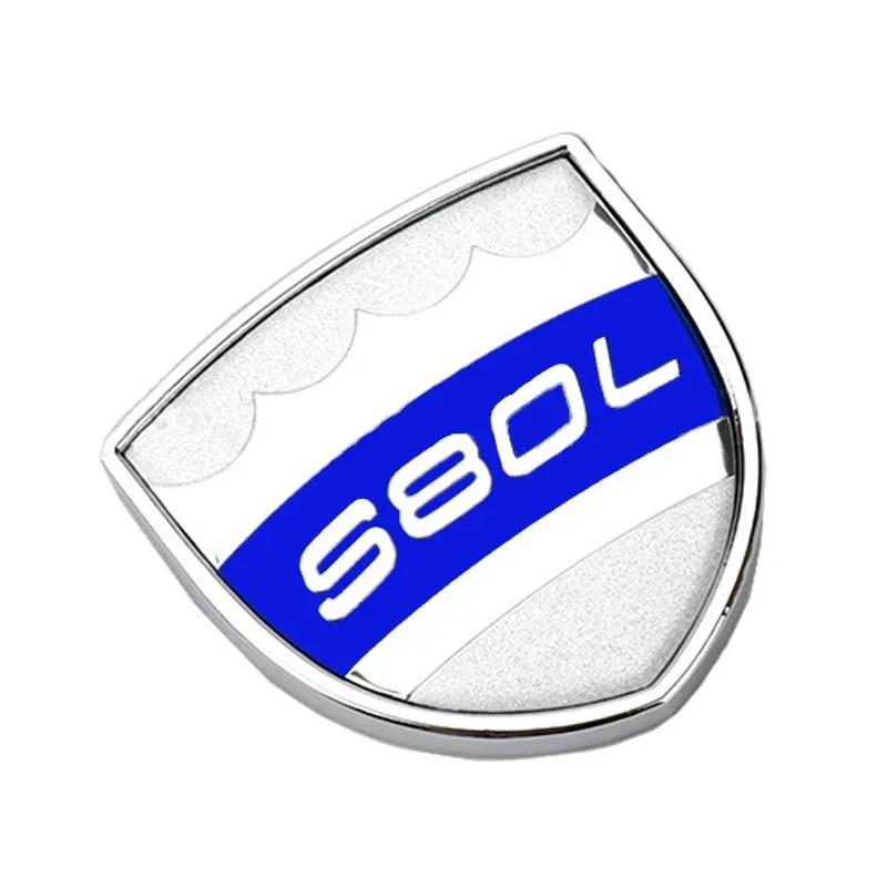 Kovový Letter Car Zadní kufr Znak Samolepka Decal Pro Volvo C30 S40 S60 S60L S80 S80L S90 V40 V60 V90 XC40 XC60 XC90 Znak
