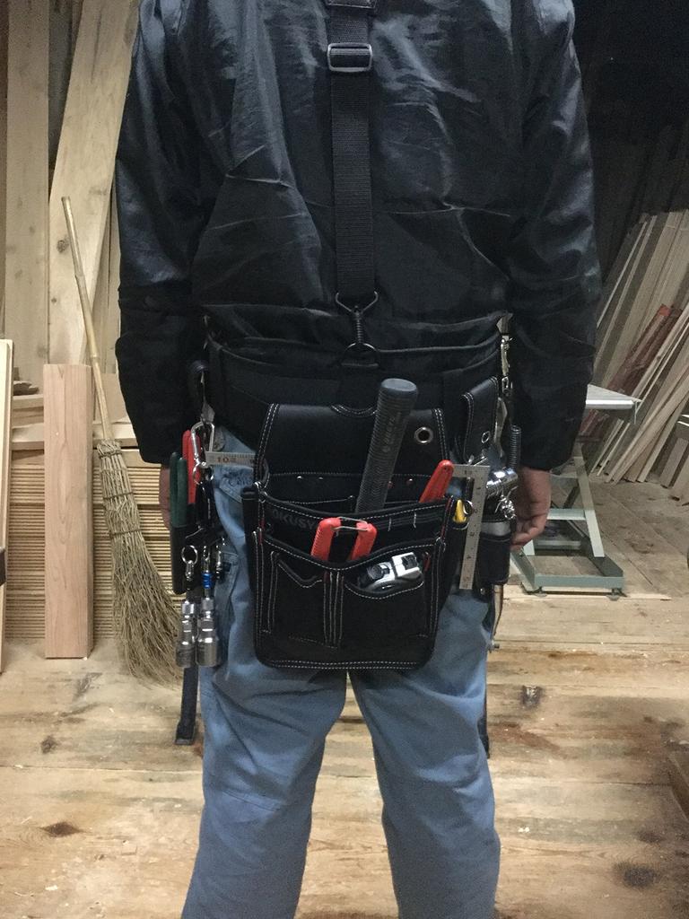 Besttool Gokusho Temporary Frame Nail Bag GKN-23 Black