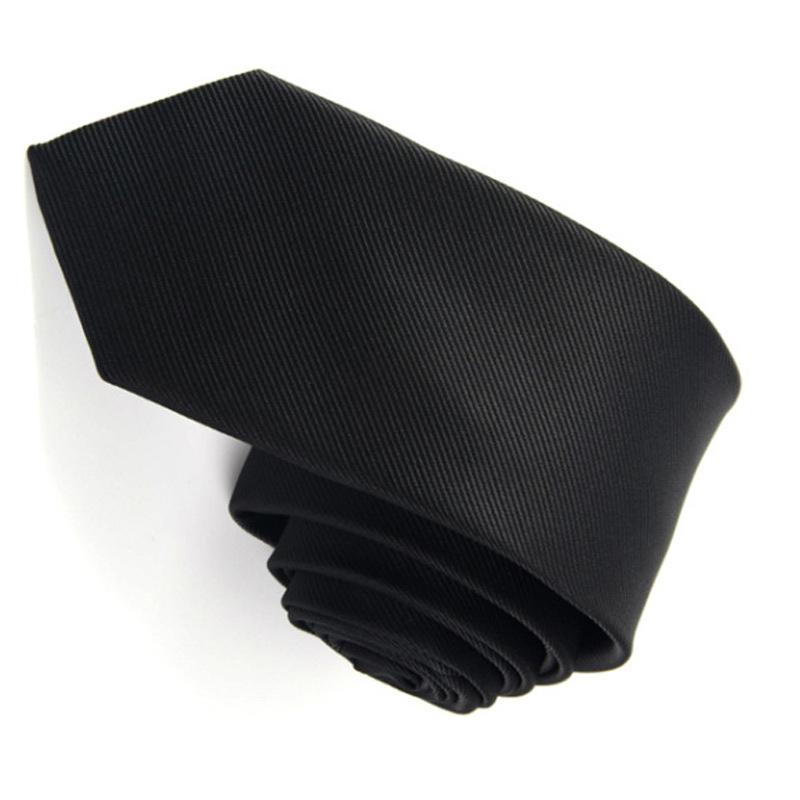 Men Tie Pure Color Classic Polyester Silk Formal Business Fashion Necktie for Daily Office Banquet