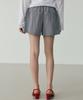 Linte Buckle Shorts Gray