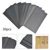 30pcs Car Sandpaper 400 600 3000 800 1000 1200 1500 2500 Grit Sandpaper Wet Dry Metal Glass Ceramics Polishing Sand Pape