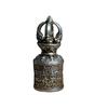 Old Tibetan Sky Iron Scorpion Seal Ornament: Five-Pronged Vajra Dharma Solid Iron Tool.