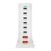 Multiports Charging Station with 286W Output, 6 USB C and 2 USB Slot Desktop Charging Holder Stand for Tablet Phones