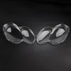 2Pcs Headlight Shell Lens Cover+Glue For Benz W230/R230 SL500 SL600 2003-08