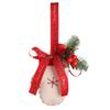 Christmas Ornament Small Boot Mitten Santa Snowman Gingerbread Man Xmas Tree Hanging Ornament Holiday Decorative Car Pendant for Wall Window Decor