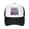 Fun Frisky Full Color Schnauzer Baseball Cap Thermal Visor Dad Hat Baseball For Unisex Womens