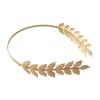 Women Headband Sparkling Leaf Design Golden Headband Dress Up Girl Hair Hoop Lightweight Festive Hair Accessory