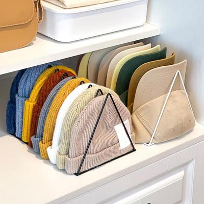 Hat Storage Rack Baseball Cap Organizer Multiple Compartments Durable Construction Space-Saving Universal Hat Stand