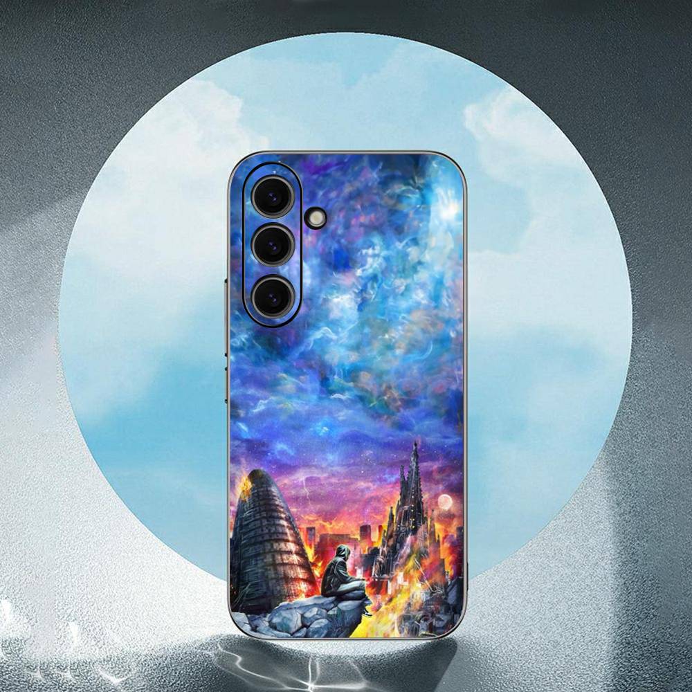 B-BENY J-JR Luxury Black Phone Case For Samsung Galaxy S23 S24 S25 Ultra S22 Plus S21