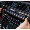 2x Stainless Steel AC CD Panel Cover Strip for BMW 5 Series F10 F11 2010-2016