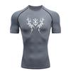 Men Sport T-shirt Training Fitness Compression Fashion Workout Comfortable Stretchy Moisture-Wicking Loose Casual Tees Harajuku Top