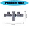 Two Way CO2 Regulator Check Valves For Hydroponic Systems And Tanks Corrosion Resistant Acrylic J0MC