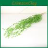 Rowleyanus Senecio Wall Hanging Basket Decoration Plastic Flower Vine