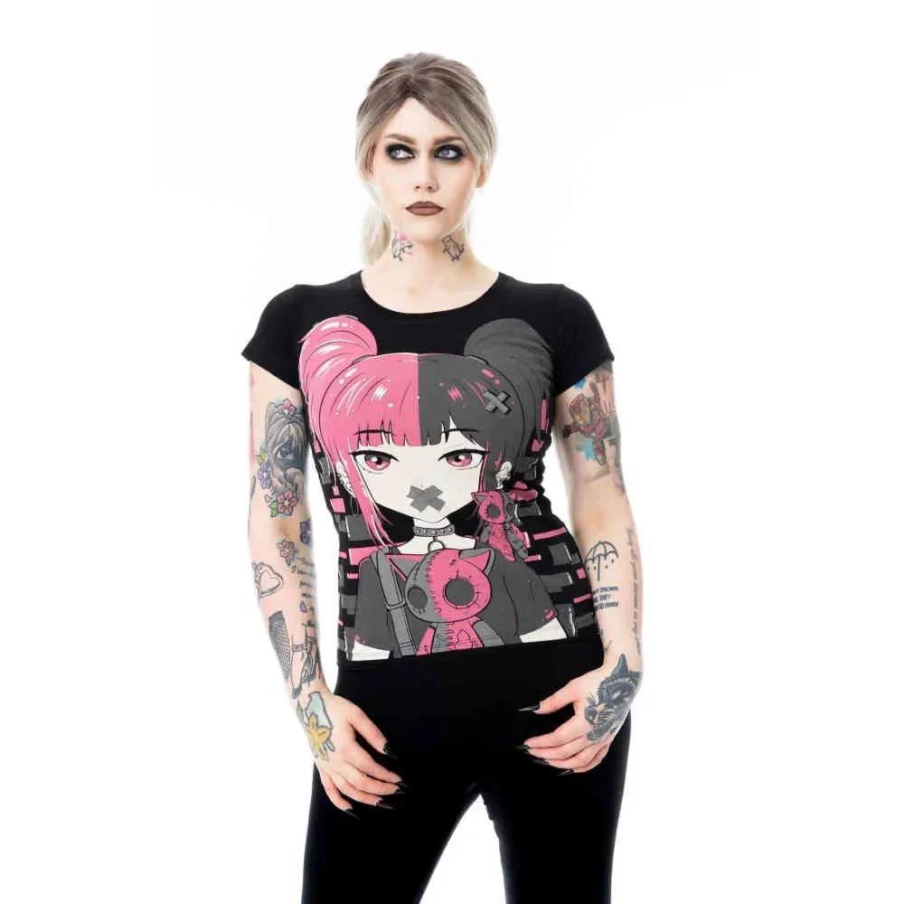 Cupcake Cult Cute Goth Kawaii Punk Emo Grunge Alternative T-Shirt 4XL