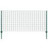 VidaXL Euro Fence Set Steel Green Mesh Fencing Garden Fence 142812