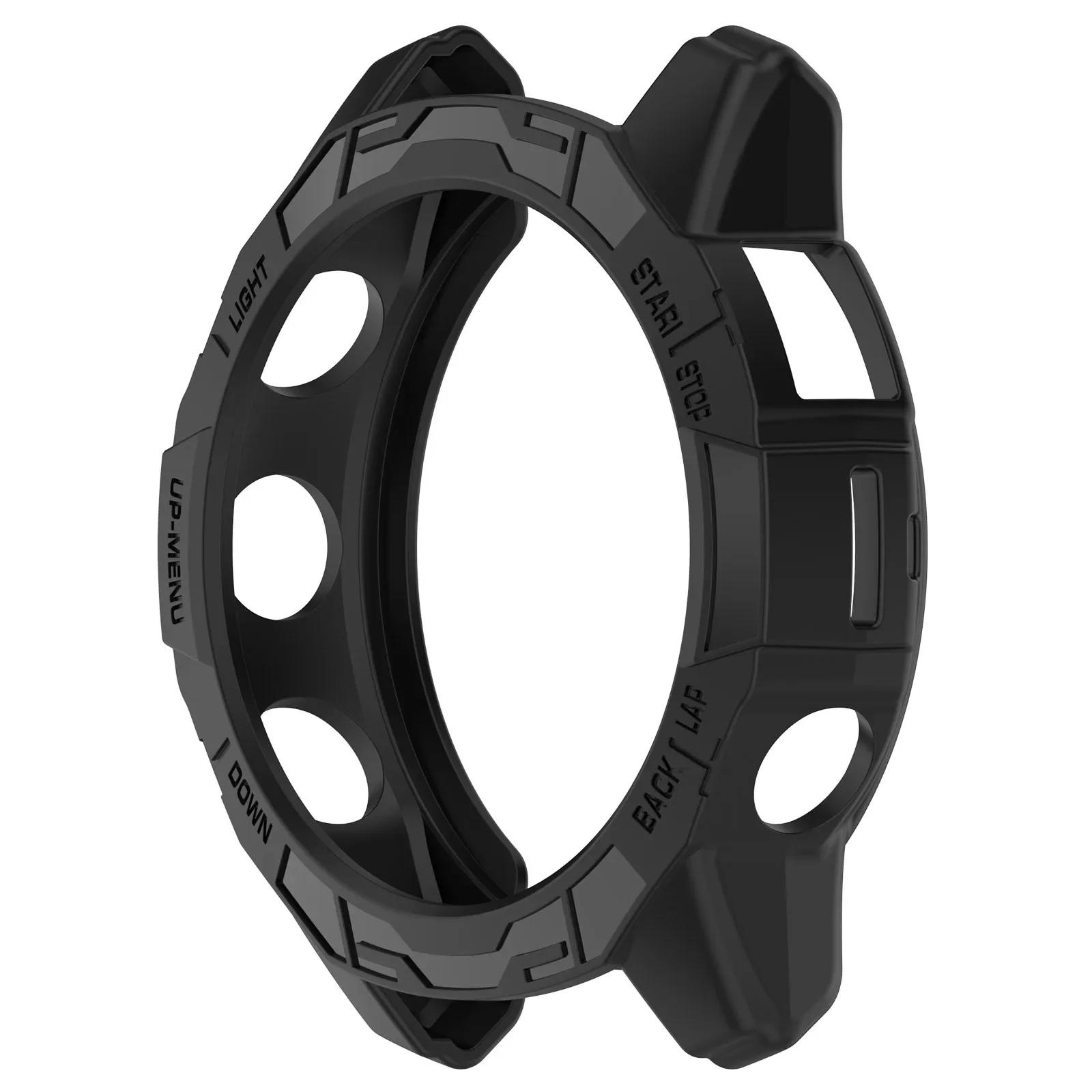 

Защитный чехол из ТПУ для Garmin Fenix 7 7S 7X Pro Мягкий силиконовый чехол для Garmin Epix Pro (Ген 2) Защитная оболочка 51 мм 47 мм 42 мм 42MM чёрный