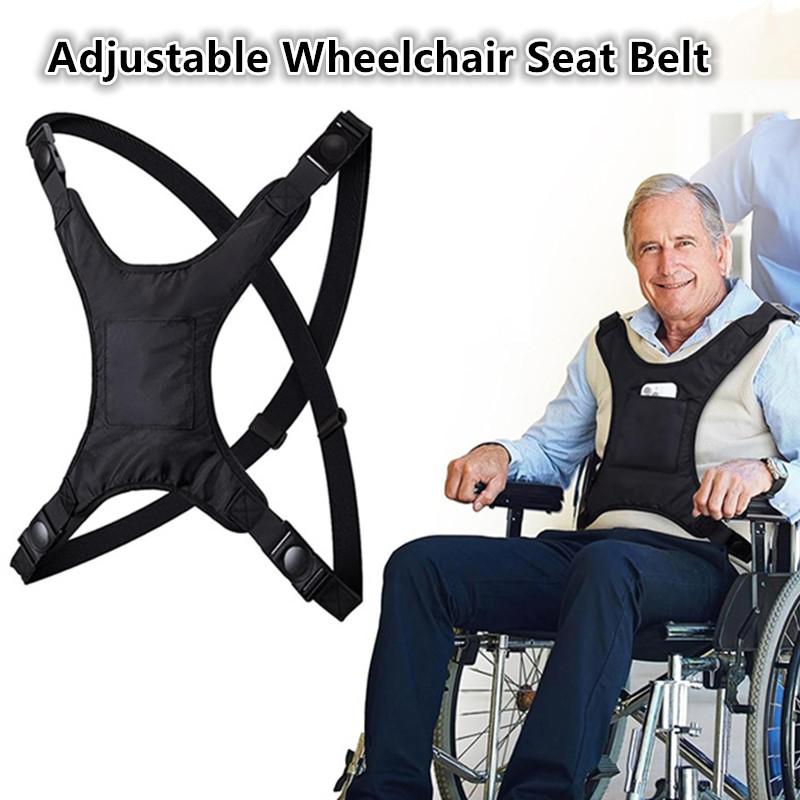 Wheelchair Fall Prevention Safety Seat Belt Shoulder Fixing Straps Nursing Band For Elderly Patients Harness Brace Support Vest