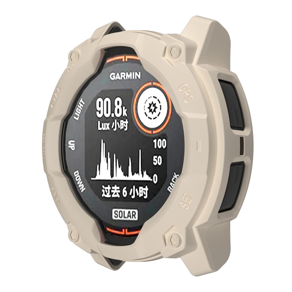 Cover Guscio in TPU per Orologi Braccialetto Intelligente per Garmin Instinct 3 Custodia Protettiva 45mm/50mm Cornice Orologio per Garmin Instinct3 Lunetta
